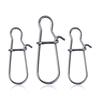 Steel For Lures Lock Snap Connector Swivel Lure Connector Fishing Snaps Clips Swivel Connector