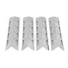 4PCS Grill Burners Cover Heat Plate Shield Tent Stainless Steel Enamel Adjustable Universal Durable Grill Accessory
