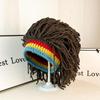 Reggae-Inspired Knit Hat Wig: Unisex Fashion with Dreadlock Style