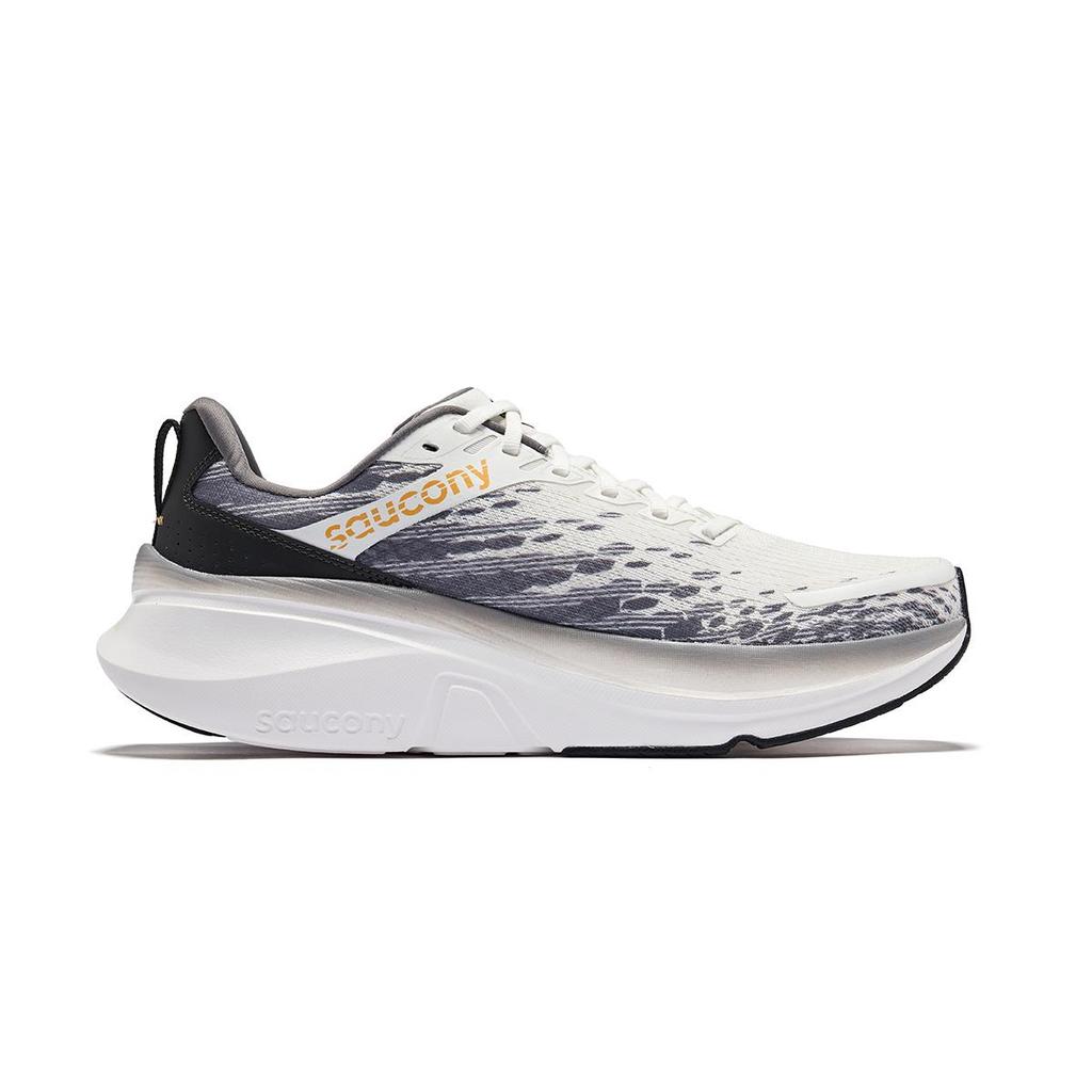 SAUCONY Унисекс Guide 17 Белый Серый Черный Беговые кроссовки S20936-500