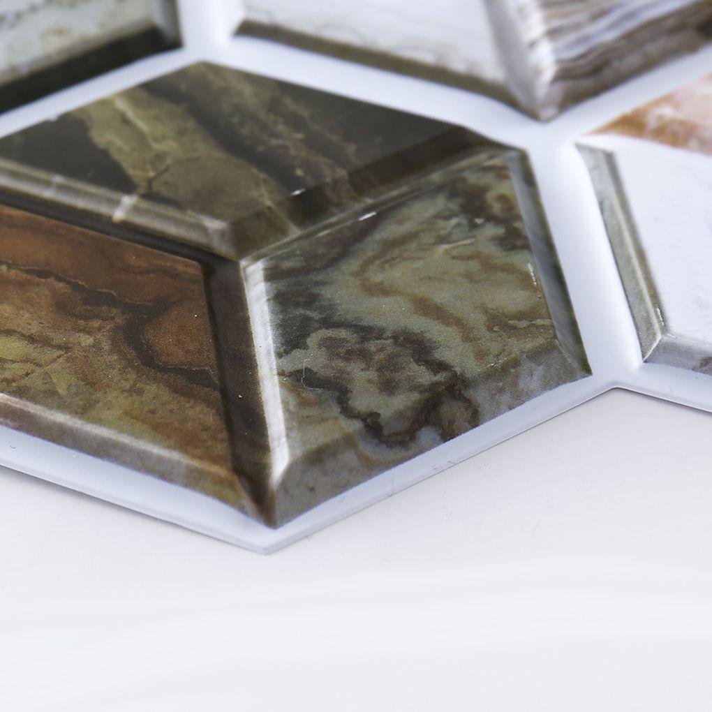 10 шт. Наклейка на стену 3D анти-столкновения наклейка на стену съемная ПВХ нерегулярная кирпичная настенная панель художественный декор