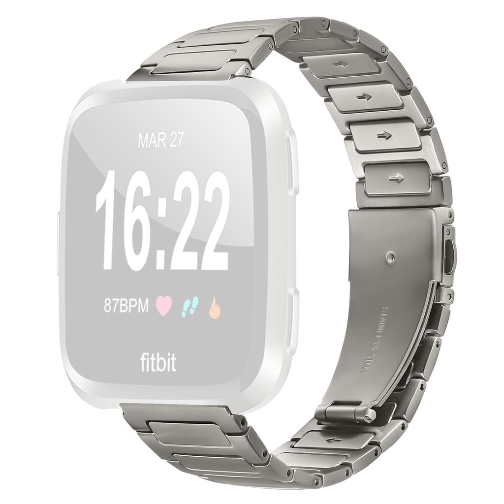 For Huami Amazfit Stratos 3 Watch Band Adjustable Titanium Color Stainless Steel Metal Watch Strap