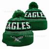 2026 Winter Knit Hat Embroidered Sports Cap Men Women Warm Team Headwear