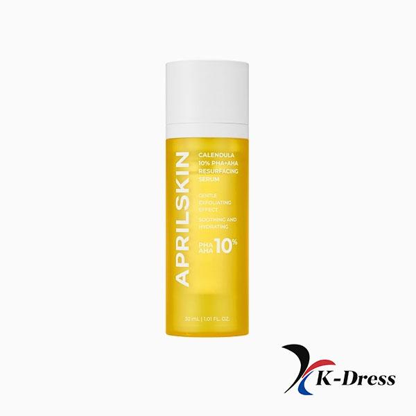 Aprilskin Обновляющая сыворотка с календулой 10% PHA AHA 30 мл