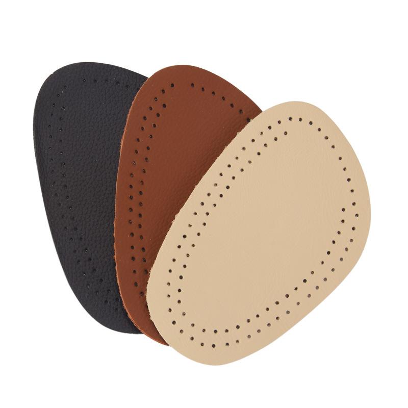 1 пара передней полуподушки из натуральной кожи для защиты ног, противоизносная подкладка половинного размера, передняя полуподушка из коровьей кожи, устойчивая к запаху и дышащая для мужчин и женщин