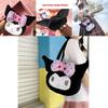 Stylish Kuromi Plush Handbag With Kawaii Charm Perfect For Daily Use And Gifts