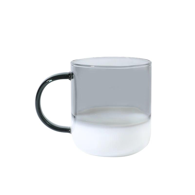 Боросиликатная кружка Стеклянная кружка Термостойкая стеклянная кружка Посуда для напитков Чайная кружка для сока и молока Кружка для кофе Домашняя вода Стаканы Стеклянная кофейная кружка