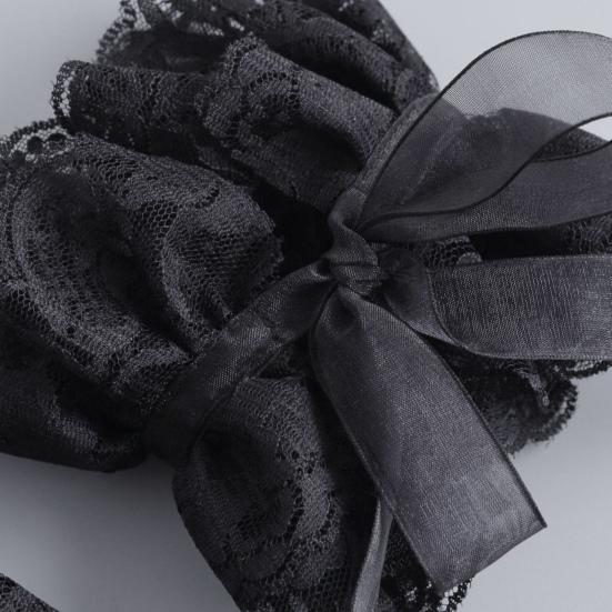 Шейный платок с кружевной вышивкой в стиле ретро, многослойный дизайн, дворцовый воротник