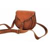 Vintage Goat Cross-body Bag Leather Brown Messenger Shoulder Purse Handmade Leather Brown Bag