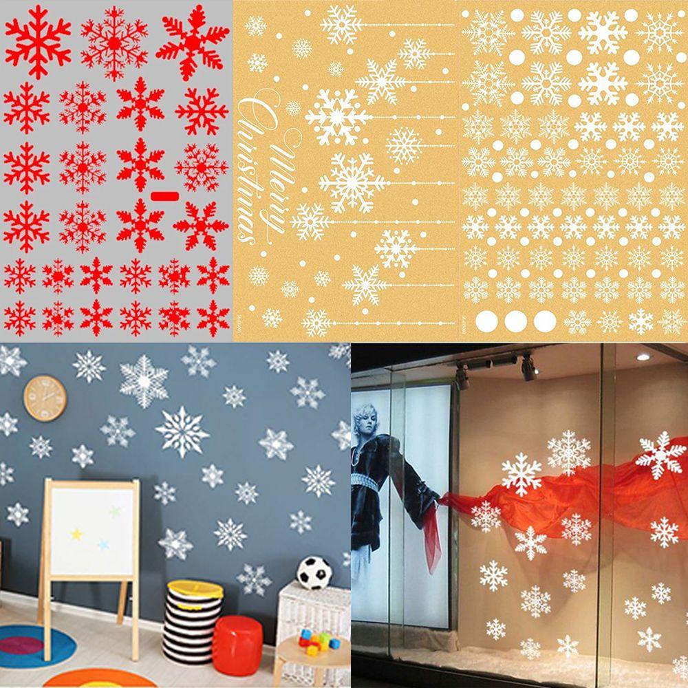 Xmas Merry Christmas New Year Santa Claus Window Sticker Murals Home Decals Christmas Wall Stickers