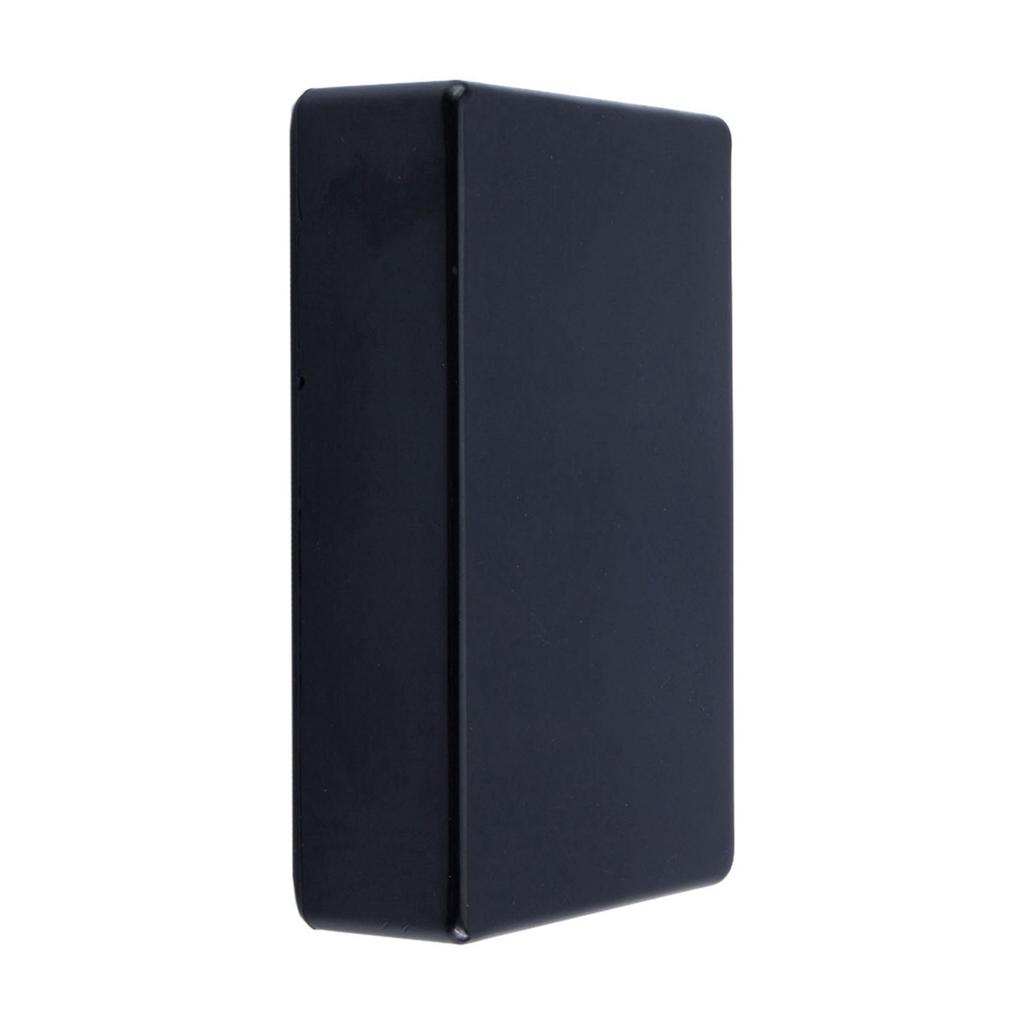 Водонепроницаемая черная пластиковая коробка Распределительная коробка питания Электронный корпус Корпус для проекта Корпус для прибора Корпус для усилителя 100x60x25мм