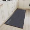Кухонный коврик из замши для пола, можно чистить, грязеотталкивающий коврик для прихожей, бытовой, можно не убирать, маслостойкий, водонепроницаемый, нескользящий коврик для ног