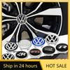 Для VW VOLKSWAGEN Новые 4 шт. 56 мм Наклейка на центр колеса автомобиля 60 мм Колпачок ступицы колеса Аксессуар Для VW golf Passat R Rline GTI