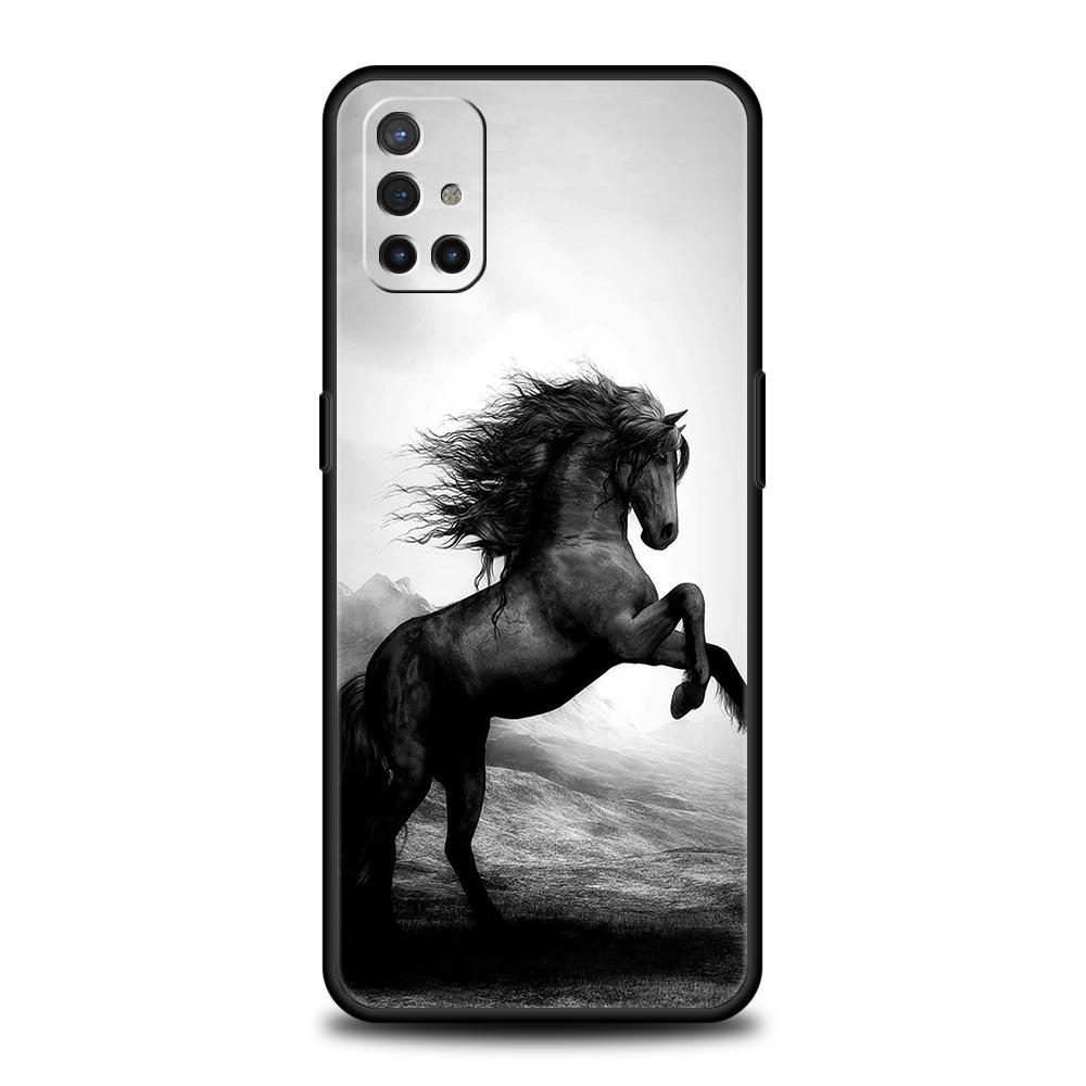 Running Horse Animal Phone Case For OnePlus 12 11 10 9 8 7 7T Pro 12R 10R 9RT 9R 8T Nord N100 N200 N10 2T CE 2 5G Soft Cover