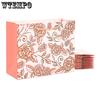 WTEMPO Wedding Rose Paper Bags Festival Party Gift Bags Shopping Clothes Hand-carry Packaging Bags DIY Foldable Printed Universal Storage Bags