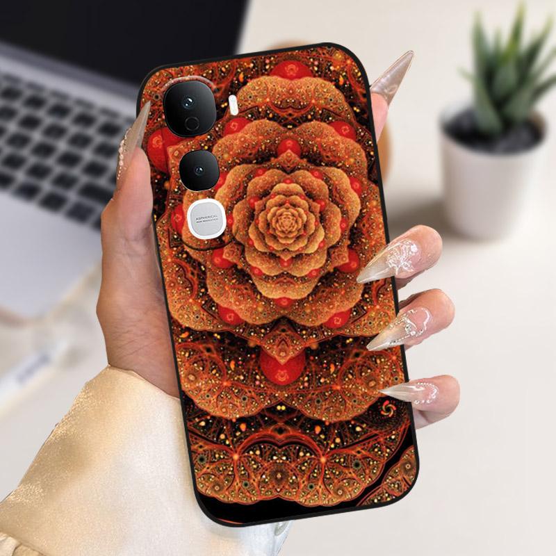 Для Vivo Y400 Pro Y400Pro 5G Чехол Стильный Мягкий ТПУ Силиконовый Задняя Крышка Бампер Для Vivo Y400 4G 5G Чехол для Телефона V2506 Защитный Чехол