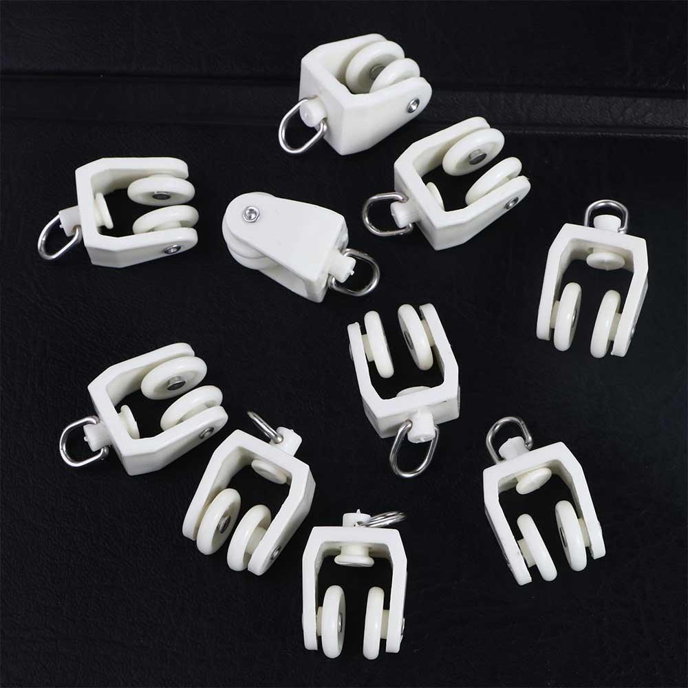 Hardware Accessories For Windows Shower Curtain Slider Drapery Hook Curtain Wheel Curtain Track