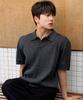 MINDBRIDGE [On] Washable Cable Collar Short Sleeve Knit - 2 Colors