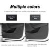 For Tesla Model 3/Y Car Door Anti-kick Mat Pad Panel Leather Carbon Fiber Interior Glove Box Protective Sticker Car Accessories
