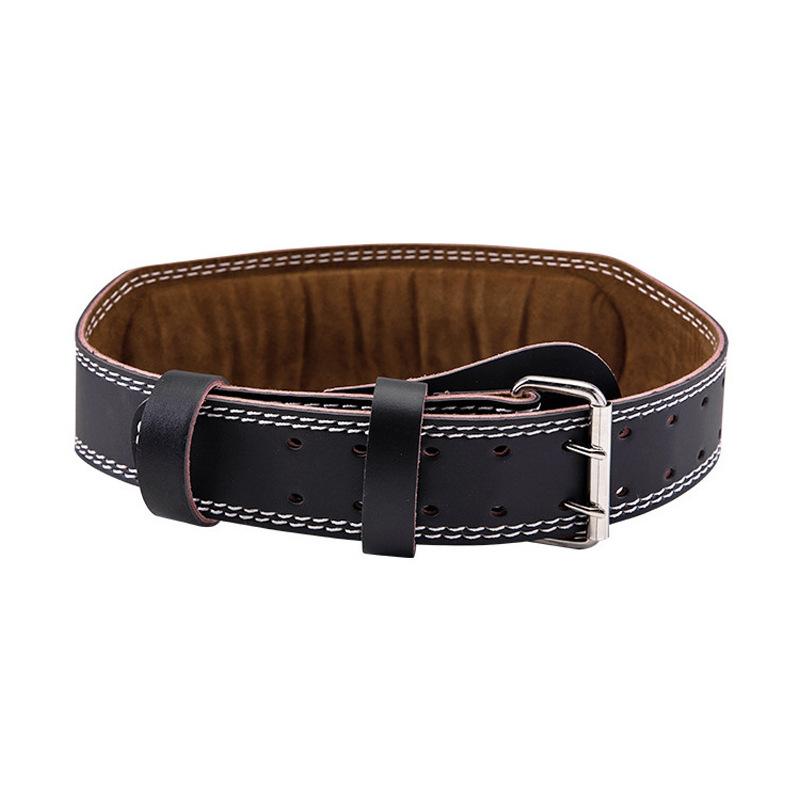 Кожаный фитнес-пояс для тяжелой атлетики для женщин с мягкой поясничной поддержкой для силовых тренировок и упражнений приседания