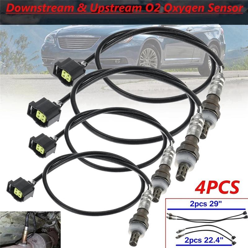 Powerful 4 Pcs Wideband Oxygen Sensor Accessories Parts For Chrysler Dodge Jeep Ram 56028994AA 56041698AA