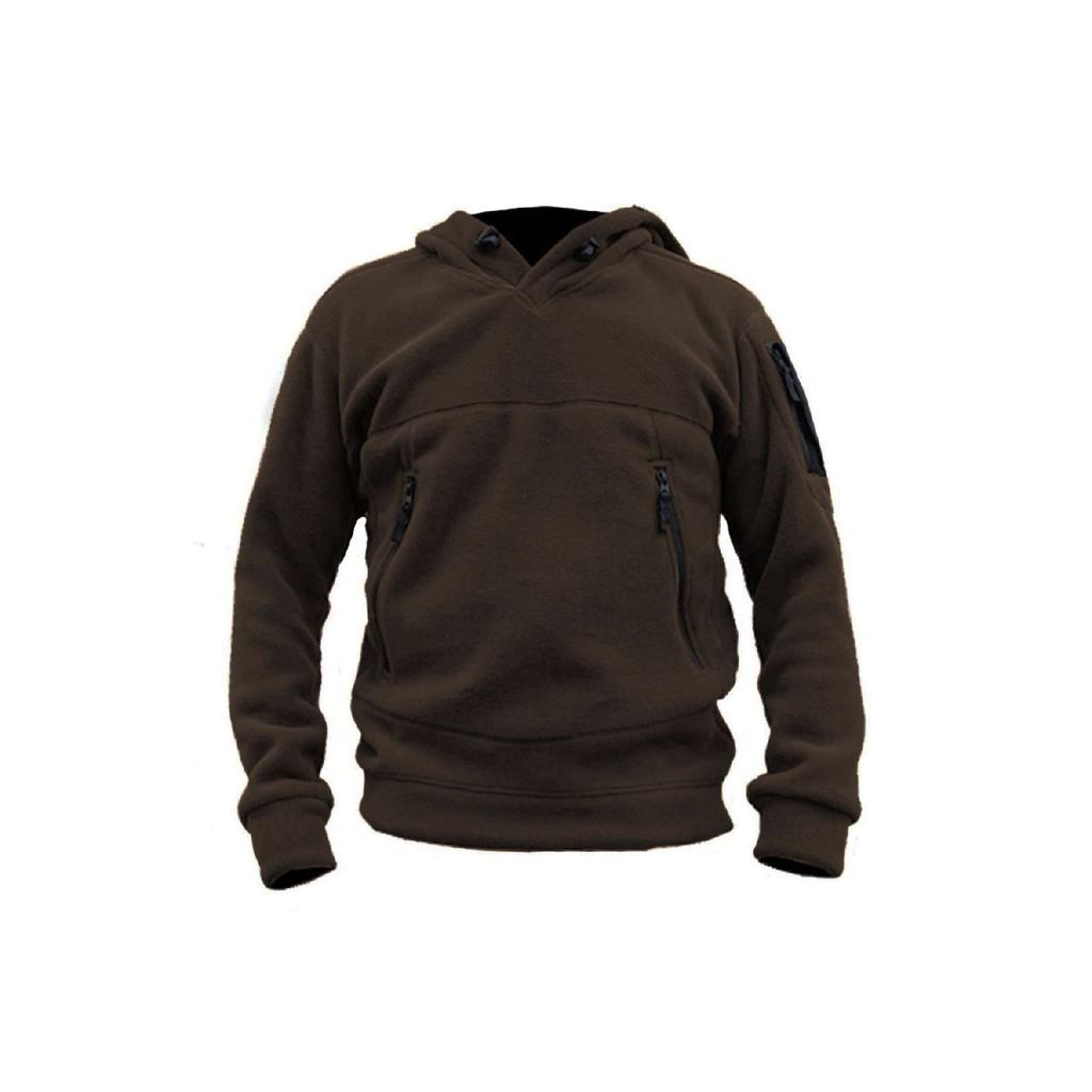 Мужская тактическая флисовая куртка Polar с капюшоном для улицы и улицы Kombat