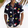 Hawaiian Shirt For Men, Men's Vintage Button Down Bowling Shirts Short Sleeve Summer Beach Shirt