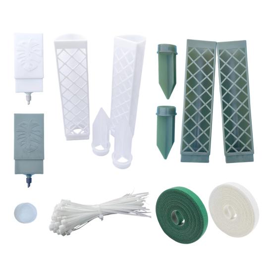 Self-Watering Moss Poles for Climbing Plants Indoor D Shape Plant Support Stake Kit Semi Transparent Monstera Support Stake for Indoor Plants