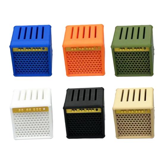 Коробка для хранения медиаторов Дизайн ретро-усилителя Держатель для медиаторов Органайзер для медиаторов