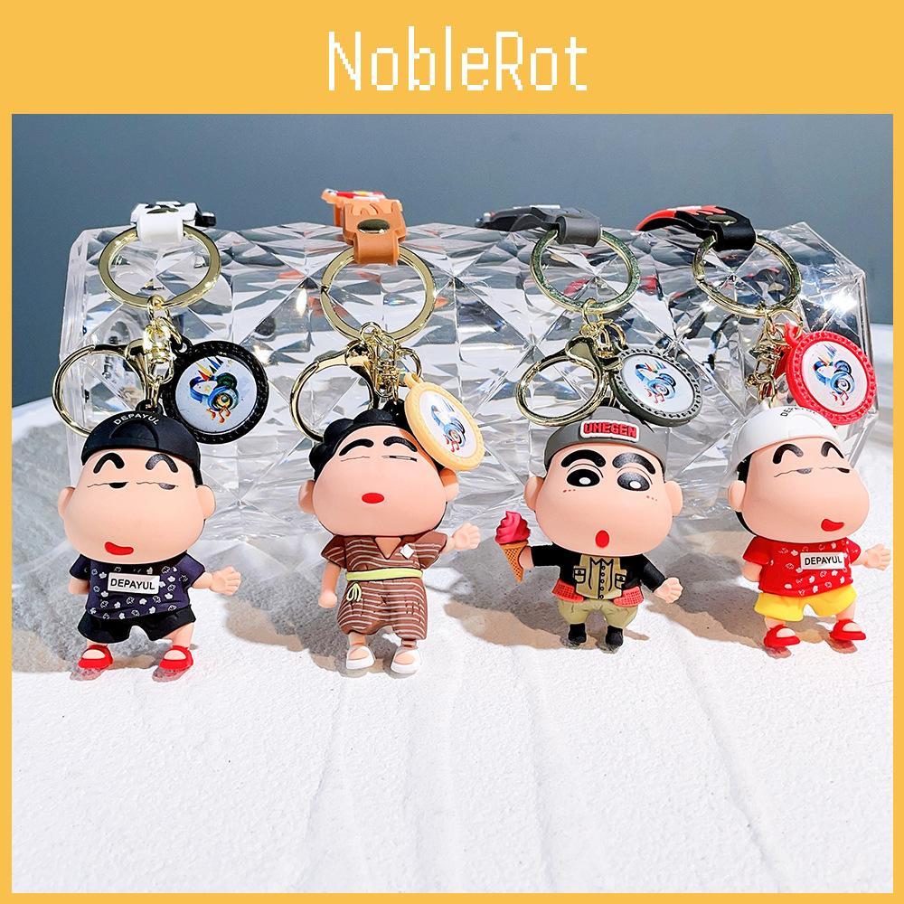Крейн Шин-чан ПВХ Брелок Милая Силиконовая Фигурка Брелок Подарок на День Рождения