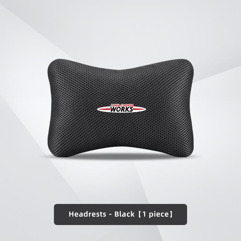 Car Seat Neck Headrest Waist Cushioning Ice Silk Pillow For MINI JCW Cabrio Cooper Countryman Aceman Clubman Coupe Paceman zbfhp66