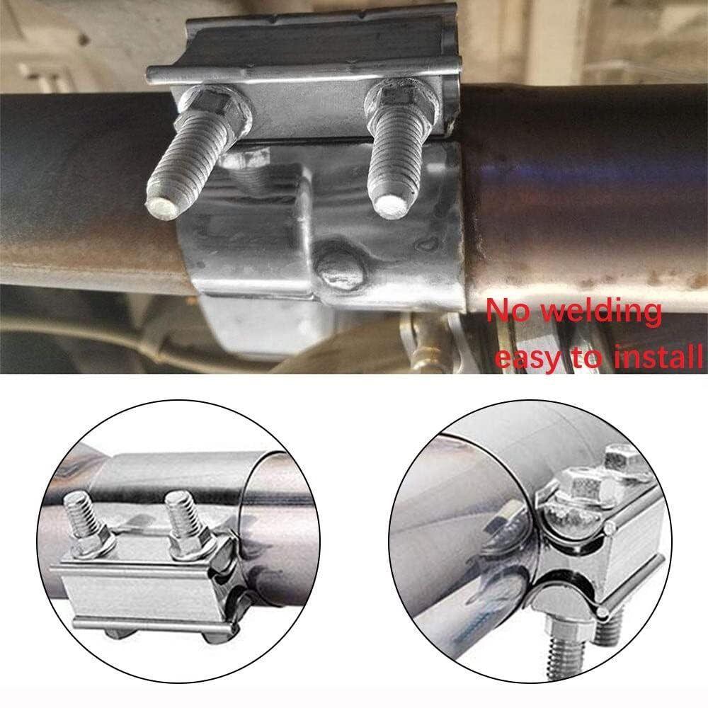 Stainless Steel Pipe Connection Hoop Universal Steel Pipe Clamp Hose Clamp Vehicle Exhaust Repair