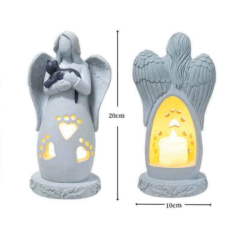 Pet Memorial Lamp Cat Dog Electronic Candle Souvenir Kitten Puppy Dogs Memory Lamps Pets Cats Dog Tombstone Memories Supplies