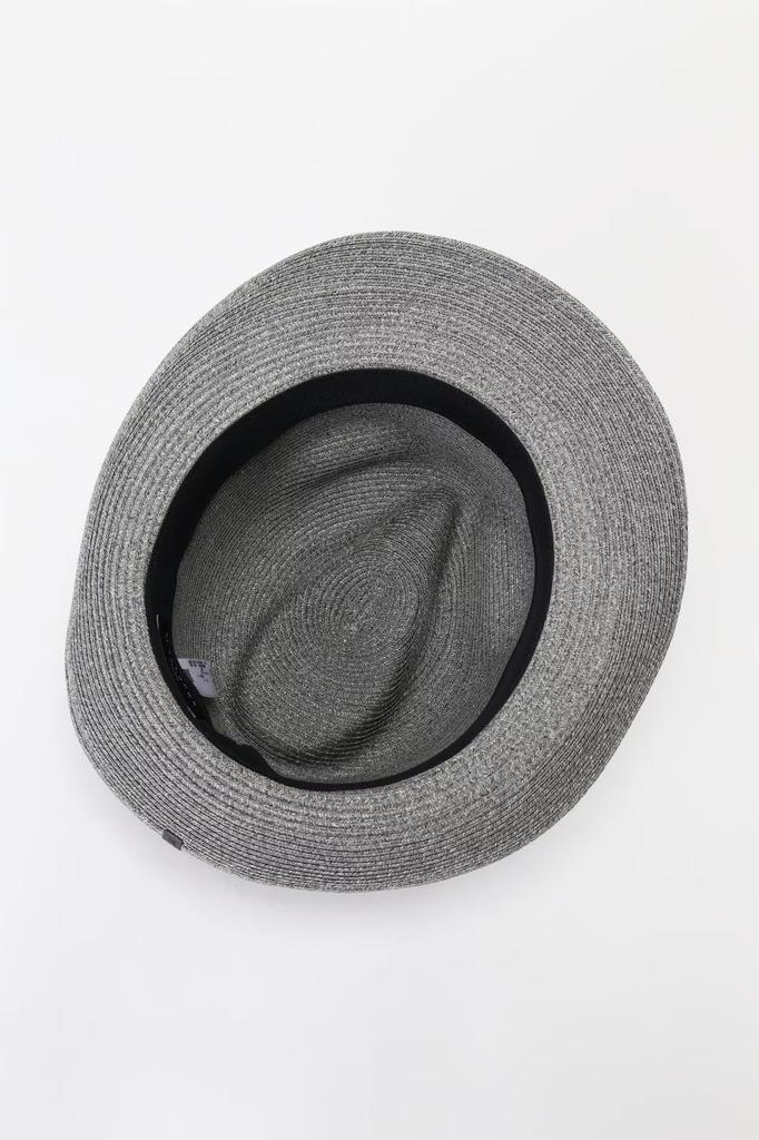 Унисекс Шляпа из бумажной тесьмы Окружность Шляпа для гольфа FR [St. Эндрюс] (Голова 57см) / / 042-4187503 020_Серый