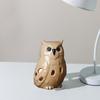 Creative Incense Burner Ceramic Owl Statue Tabletop Ornament Essential Oil Furnace  Party
