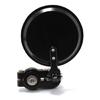 Aluminum 3" Folding Round Mirrors Adjustable Round Folding Handlebar End Mirrors Suitable for Motorcycle Handlebar Ends