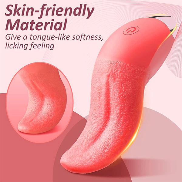 10 Modes Realistic Tongue Licking Powerful Stimulator Vibrator G Spot Clitoral Stimulation Nipples Masturbator Adult Sex Toys For Women Couples