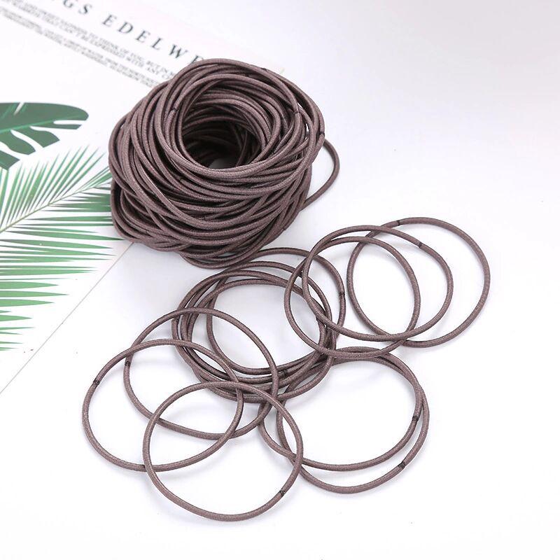 Корейская тонкая эластичная черная резинка для волос для девочек