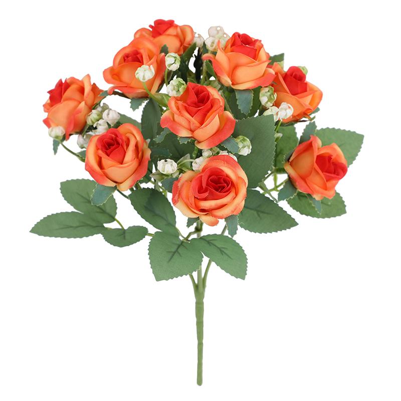 Simulation Roses Artificial Flowers Bouquet Wedding Party Home Decorations Photography Props