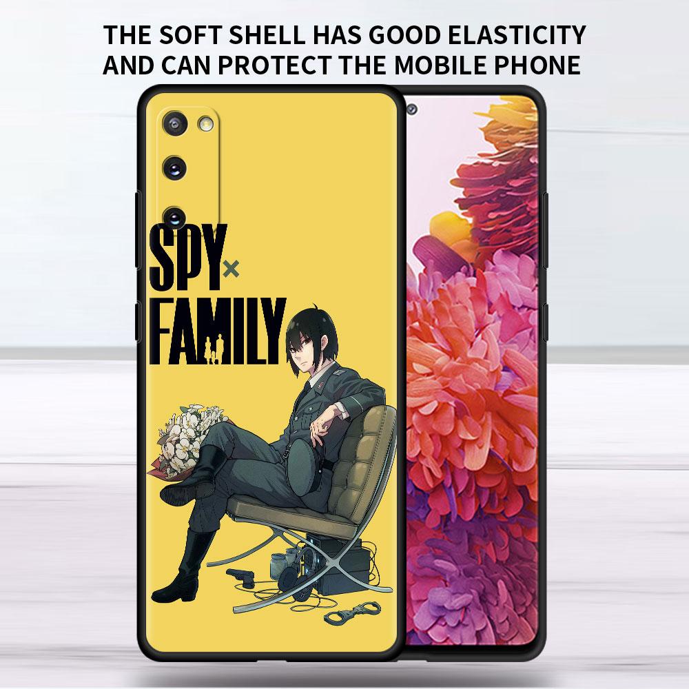 Мягкий чехол для Samsung Galaxy Note 20 Ultra 10 Plus Lite A50 A70 A20 A40 A20e 9 8 A60 A10e Funda, чехол для телефона SPY×FAMILY Anime Sac