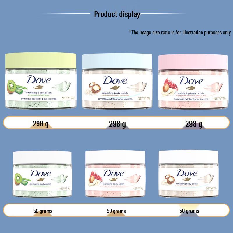 Увлажняющий скраб для тела Dove