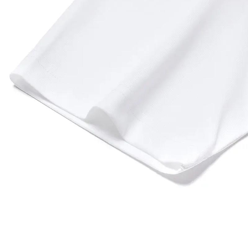 Li-Ning Gradient Letter Logo Print Fashion Design Versatile Round Neck Pullover Short Sleeve T-Shirt Casual Sports Set Unisex Tops YHST171-1+YKSV147-2