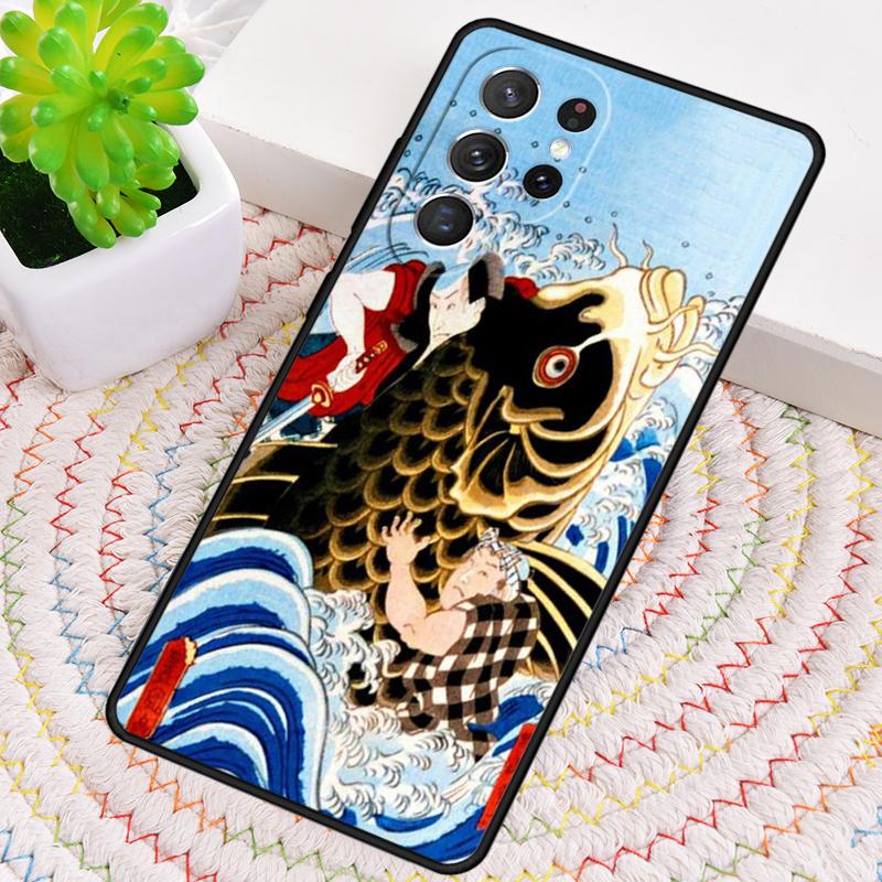 Силиконовый чехол для телефона с изображением японского карпа кои для Samsung Galaxy note 10 pro S26 S25 S24 S23 S22 S21 Plus S25Ultra Capa Cover
