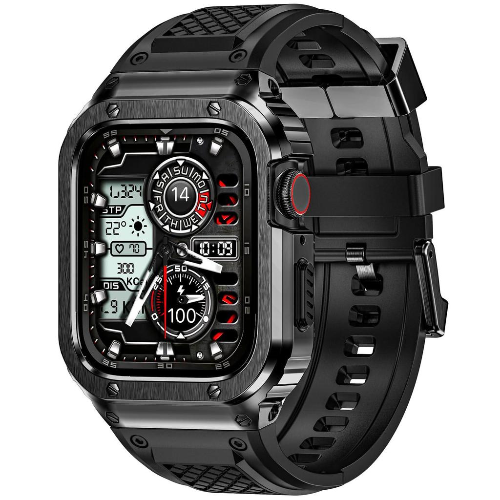 «Защитный чехол из нержавеющей стали 46 мм с ремешком из ТПУ для часов Apple S10/ULTRA, подходит для запястья 42 мм»