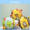 Monkey Frog Puppy Pattern Plush Cloth Ball Dog Pet Toy With Built Bell In