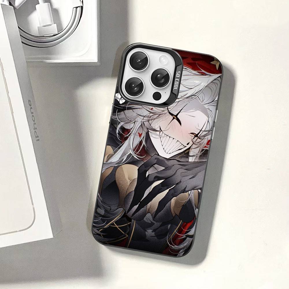 Пьеро Цирк Уродцев Забавная Игра Цветной Чехол Для Телефона Для IPhone 17 16 15 14 13 12 11 Pro Max Plus Матовый Чехол
