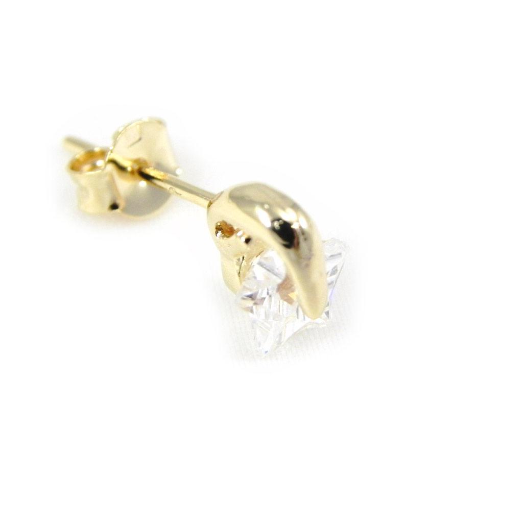 Les Trésors De Lily [G1987] - Серьги «Изобретательные звезды» с покрытием из белого золота