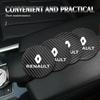 For Renault 2026 New Hub Caps For Renault Megane 2 3 4 Twingo Clio Talisman Captur Trafic Kwid Car Carbon Fiber Textured Coaster