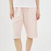 [TERAWOOD HOMEWEAR] Мужские и женские клетчатые пижамные брюки 3/4 [Доставка из Кореи] 100% Оригинал