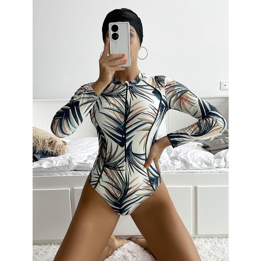 Консервативный купальник с длинными рукавами и брюками, купальник из трех частей